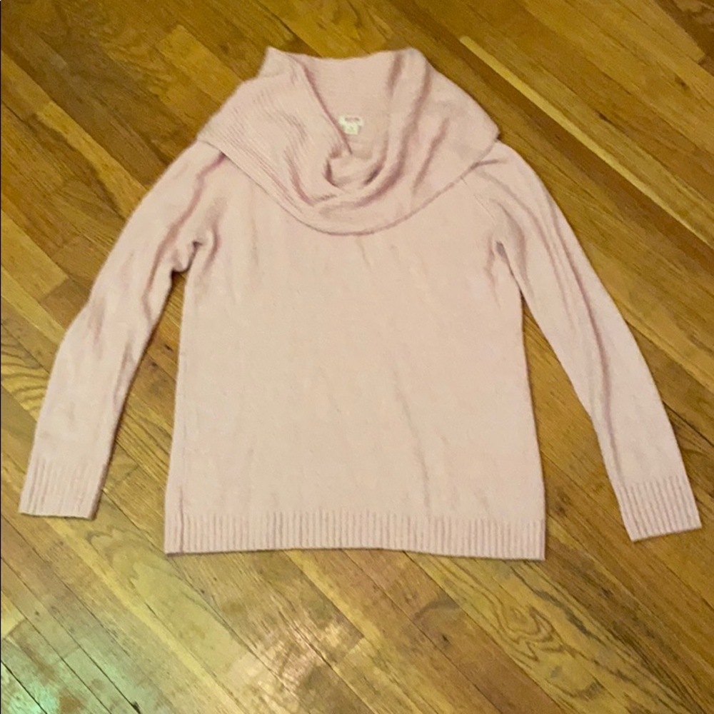 Mossimo Supply Co. Cowl Neck Pink Sweater